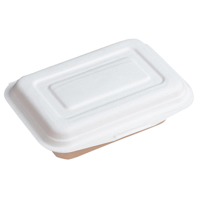 Degradable Sugarcane Disposable Clamshell Food Containers 300 packs